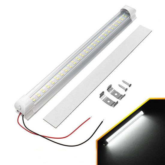 DC12-24V 5730SMD 48 LED Rigid Strip Grill Light Bar Hard Tube Cabinet Lamp