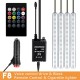 DC12V 10W Car Atmosphere Light USB Colorful Music Voice Control LED Rigid Strip Lamp + Remote Control DC12V 10W Car Atmosphere Light USB Colorful Music Voice Control LED Rigid Strip Lamp + Remote Control