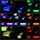 DC12V 10W Car Atmosphere Light USB Colorful Music Voice Control LED Rigid Strip Lamp + Remote Control DC12V 10W Car Atmosphere Light USB Colorful Music Voice Control LED Rigid Strip Lamp + Remote Control