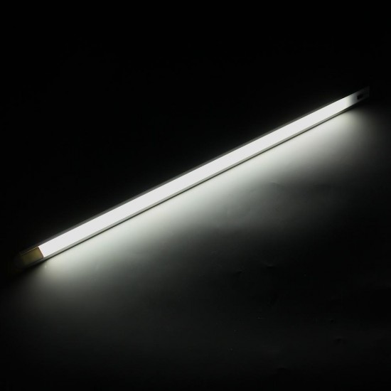 DC12V 50CM 7W Hand Wave Sensor 60LED Cabinet Rigid Strip Light for Bar Kitchen Bathroom Home Decor