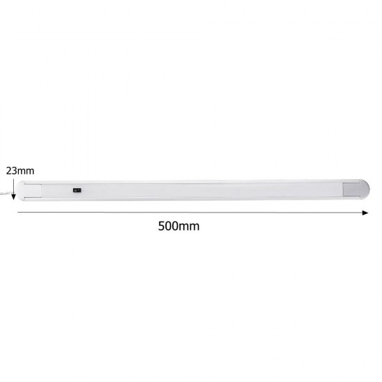 DC12V 50CM 7W Hand Wave Sensor 60LED Cabinet Rigid Strip Light for Bar Kitchen Bathroom Home Decor