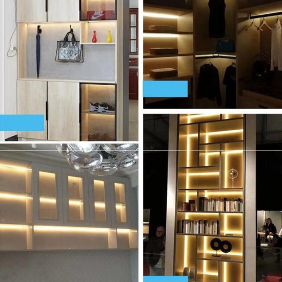 DC12V 50CM 7W Hand Wave Sensor 60LED Cabinet Rigid Strip Light for Bar Kitchen Bathroom Home Decor DC12V 50CM 7W Hand Wave Sensor 60LED Cabinet Rigid Strip Light for Bar Kitchen Bathroom Home Decor