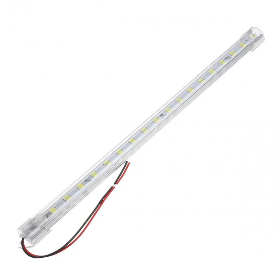 DC24V 30cm 50cm Cool White LED Interior Rigid Strip Light With Switch Bar Car Van Caravan Truck Boat