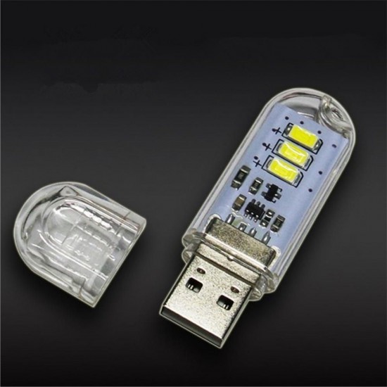 DC5V U Shape SMD5730 3W USB LED Rigid Strip Night Light for Reading Camping