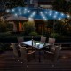 0.8M/1.3M 104LED Solar Umbrella String Light Battery Powered Garden Patio Fairy Lamp Party Holiday Christmas Home Decor