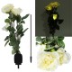 1 x Solar Power 3 LED Rose Flower Light Outdoor Garden Yard Lawn Decor