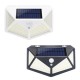 100 LED Solar Light Outdoor IP65 Waterproof Wireless Motion Sensor Lights 270°Wide AngleSecurity Wall Lights with 3 Modes
