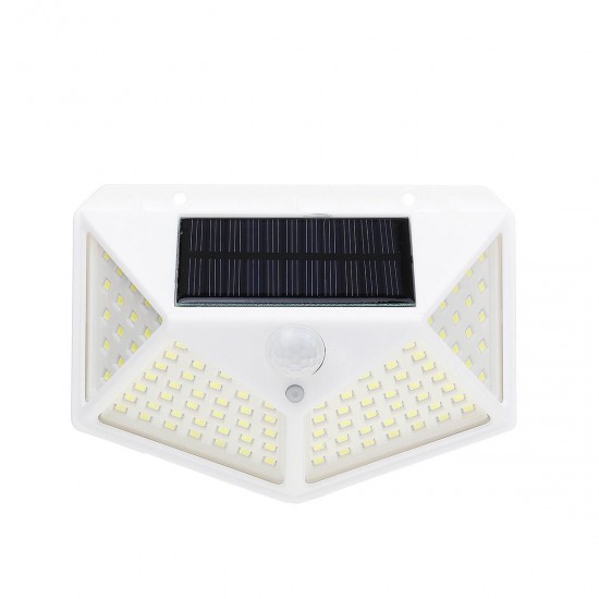 100 LED Solar Light Outdoor IP65 Waterproof Wireless Motion Sensor Lights 270°Wide AngleSecurity Wall Lights with 3 Modes 100 LED Solar Light Outdoor IP65 Waterproof Wireless Motion Sensor Lights 270°Wide AngleSecurity Wall Lights with 3 Modes