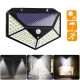 100 LED Solar Powered PIR Motion Sensor Street Wall Light Outdoor Security Lamp