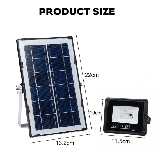 10000LM LED Solar Panel Light Sensor Flood Light Lamp Outdoor Garden Spotlight