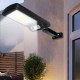 100/120/128 LED Solar Powered Motion Sensor Wall Light IP65 Rotatable Street Lamp+Remote