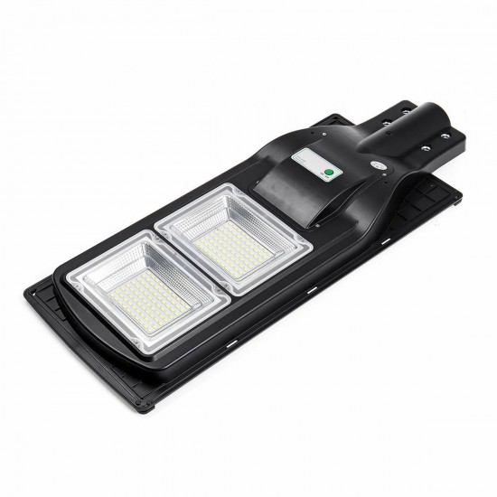 100W LED Solar Powered Wall Street Light PIR Motion Outdoor Garden Lamp