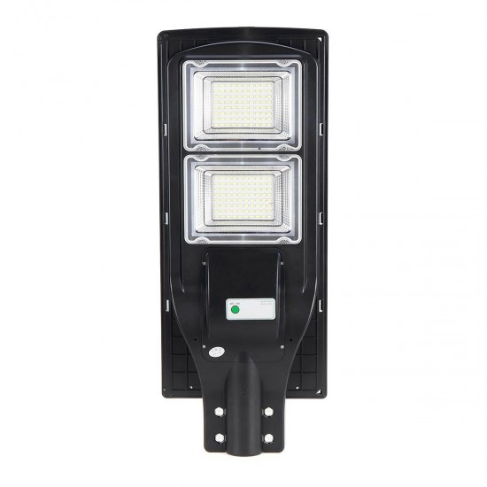 100W LED Solar Powered Wall Street Light PIR Motion Outdoor Garden Lamp