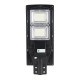 100W LED Solar Powered Wall Street Light PIR Motion Outdoor Garden Lamp