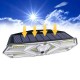 104 LED Solar Power Lights PIR Motion Sensor Wall Lamp Garden Security Outdoor