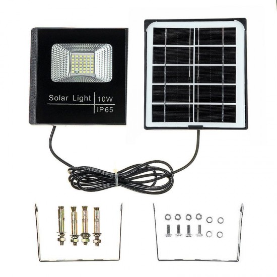 10W Solar Power 36LED Flood Light Outdoor Garden Security Lamp Remote Control