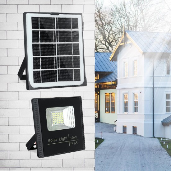 10W Solar Power 36LED Flood Light Outdoor Garden Security Lamp Remote Control