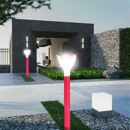 10pcs LED Solar Power Garden Path Yard Light Lamps Lawn Road Patio Outdoor