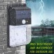 110 LED Solar Powered PIR Motion Sensor Light Outdoor Garden Security Flood Lamp