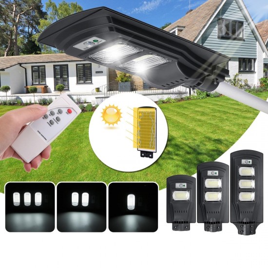 117/234/351 LED Solar Wall Street Light Motion Sensor Outdoor Lamp with Remote Controller