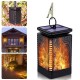 12 LED Waterproof Flickering Flame Lamp Solar Torch Light Yard Garden Lanterns