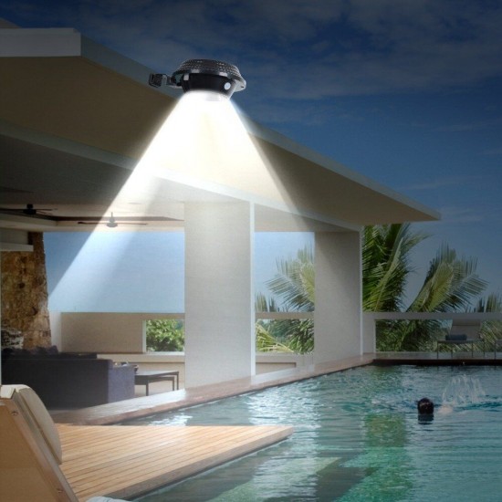 12 LEDs Solar Lamp Outdoor Trough Fence Lamp Waterproof Light/Motion Sensor
