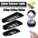 120-360W LED Solar Straenlampe Straenlaterne Solarleuchte Lichtsensor Garden R