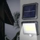 120 LED Outdoor Solar Power Motion Sensor Wall Light Waterproof Garden Yard Lamp with Remote