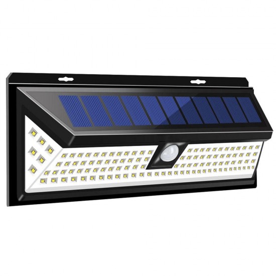 1200LM 120 LED 3 Modes Solar Power PIR Motion Sensor Wall Light Outdoor Waterproof IP65