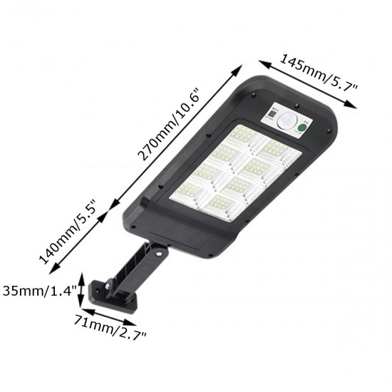 120/128/150/160 LED/COB Solar Street Light PIR Motion Sensor Security Wall Lamp IP67 With Pole 120/128/150/160 LED/COB Solar Street Light PIR Motion Sensor Security Wall Lamp IP67 With Pole