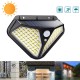 1/2/4PCs 102 LED Solar Infrared Motion Sensor Wall Light Outdoor Garden Light Waterproof