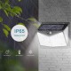 1/2/4X 208 LED Solar Power PIR Motion Sensor Wall Light Outdoor Garden Lamp Waterproof