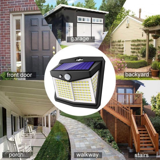 128LED Solar Light Infrared Motion Sensor Garden Security Wall Light 3 Modes 20Ft Sensing Distance Waterproof IP65 128LED Solar Light Infrared Motion Sensor Garden Security Wall Light 3 Modes 20Ft Sensing Distance Waterproof IP65