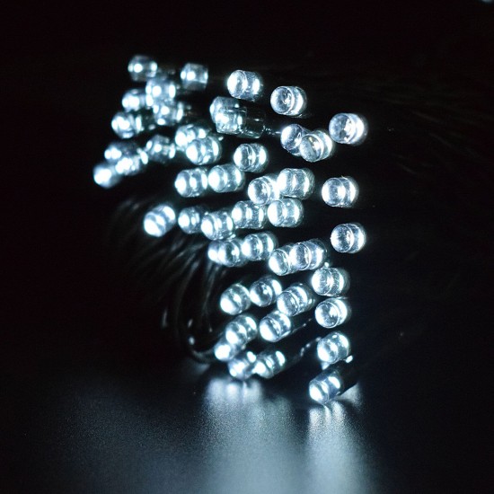 12M 100LED Solar Powered Fairy String Light Christmas Holiday Party Outdoor Garden Decor 12M 100LED Solar Powered Fairy String Light Christmas Holiday Party Outdoor Garden Decor