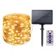 12M 22M Remote Control LED Solar String Light 8 Modes IP65 Waterproof Christmas Holiday Lamp Decor