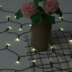 12M 8 Mode Solar Powered 100LED String Light Waterproof Copper Wire Fairy Outdoor Garden Clip Yard Lawn Lamp