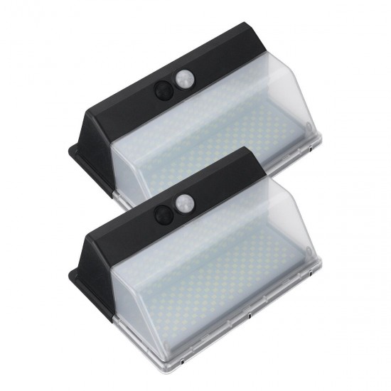 1/2Pcs 262LED Infrared Induction Solar Wall Light Courtyard Wall Security Light Garden
