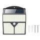 1/2Pcs 436LED Solar Light Infrared Motion Sensor Garden Security Wall Light New