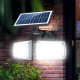 12W Adjustable Dual Head 80 COB Solar Wall Light Outdoor LED Radar Sensor Waterproof Security Landscape Lamp 12W Adjustable Dual Head 80 COB Solar Wall Light Outdoor LED Radar Sensor Waterproof Security Landscape Lamp