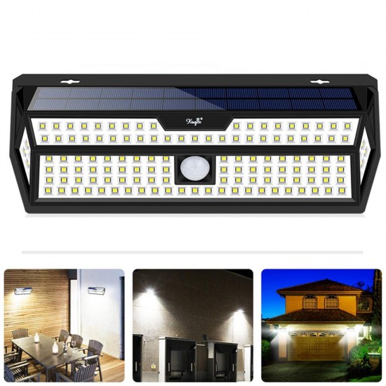 132 LED Solar Wall Light 4 Side Motion Sensor IP65 Outdoor Yard Garden LED Lamp 132 LED Solar Wall Light 4 Side Motion Sensor IP65 Outdoor Yard Garden LED Lamp