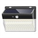 136/206LED Solar Street Power Light PIR Motion Sensor Wall Lamp Outdoor Garden