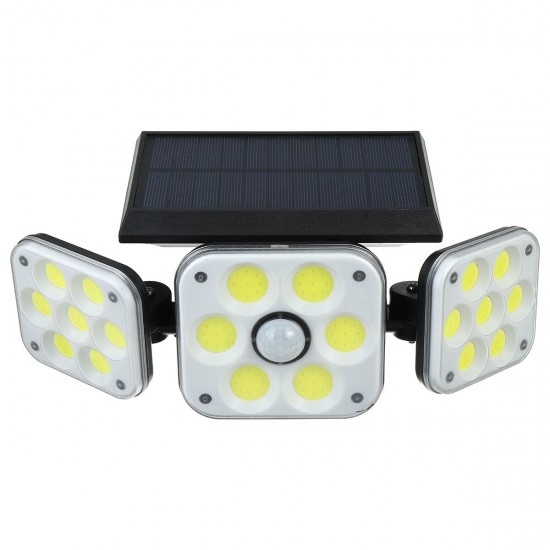 138 COB LED Solar Panel Street Light Outdoor PIR Motion Sensor Security Lamp