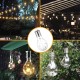 1/5 Pcs 2W 1.2V Solar Panels 5LED StarOutdoor Garden Camping Hanging Night Christmas New Year Holidays Decorations Lights