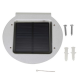 16 LED Solar Powered Radar Motion Sensor Wall Light Outdoor Waterproof Security Street Lamp