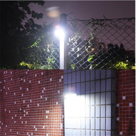 16 LED Solar Powered Radar Motion Sensor Wall Light Outdoor Waterproof Security Street Lamp