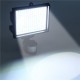 196 LED Solar Powered PIR Motion Sensor Wall Light Outdoor Garden Light Control Security Flood Lamp