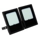 2 Pcs 15W Waterproof 120 LED Flood Light Remote Control Light Sensor Solar Light