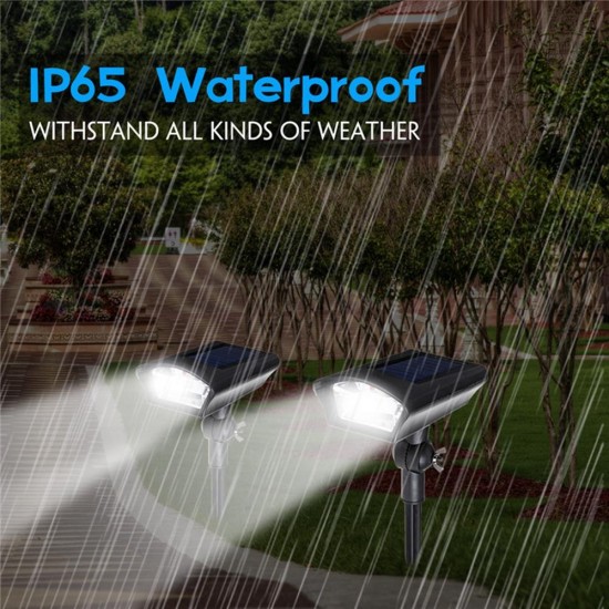 2 in 1 Solar Landscape Spot Light LED Dummy Camera Security Wall Light Sensor Lamp 2 in 1 Solar Landscape Spot Light LED Dummy Camera Security Wall Light Sensor Lamp