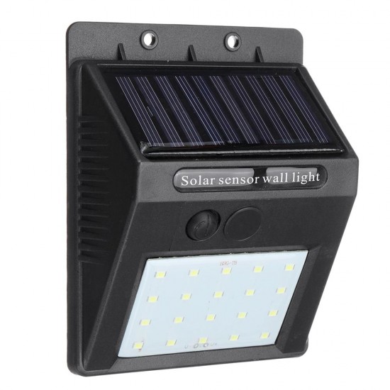 20 LED Solar Power Wall Light Outdoor Waterproof Light-controlled Garden Security Lamp 20 LED Solar Power Wall Light Outdoor Waterproof Light-controlled Garden Security Lamp