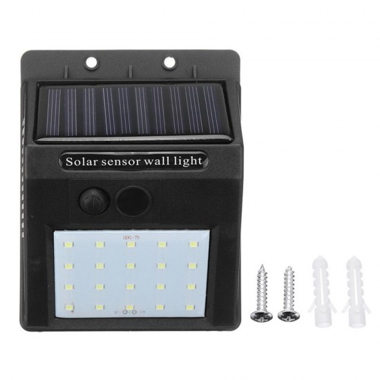 20 LED Solar Power Wall Light Outdoor Waterproof Light-controlled Garden Security Lamp 20 LED Solar Power Wall Light Outdoor Waterproof Light-controlled Garden Security Lamp